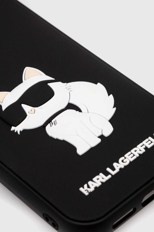 Obal na telefon Karl Lagerfeld iPhone 14 Pro 6.1" KLHCP14L3DRKHNK černá AA00