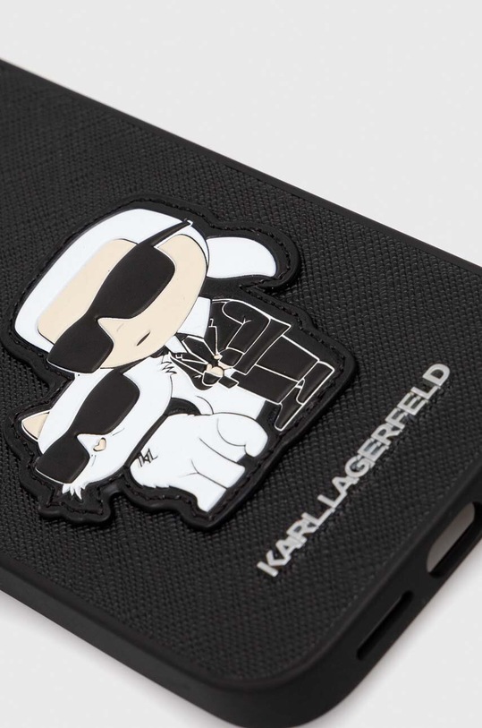 Karl Lagerfeld etui na telefon iPhone 14 6.1" KLHCP14SSANKCPK czarny AA00