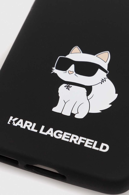 Obal na telefon Karl Lagerfeld S23 S911 KLHCS23SSNCHBCK černá AA00