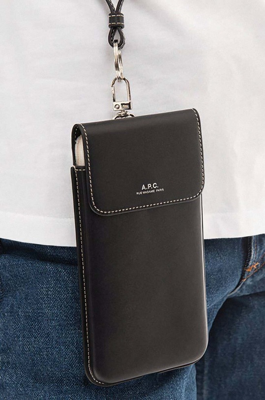 A.P.C. phone case Phone Case black PXAWV.M63507