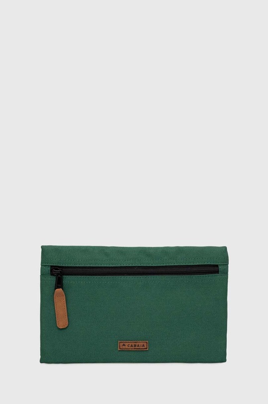 Přední kapsa na batoh Cabaia hladký zelená BAGPOCKETS19