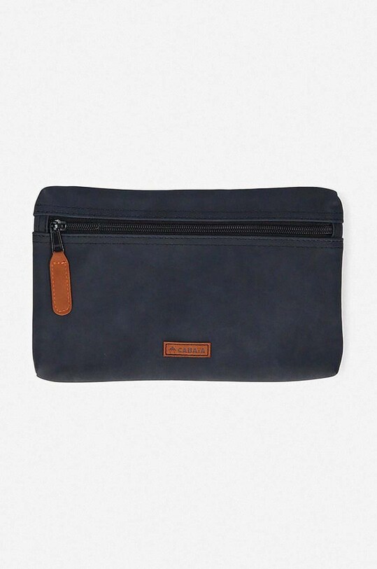 Přední kapsa na batoh Cabaia hladký černá BAGPOCKETS19