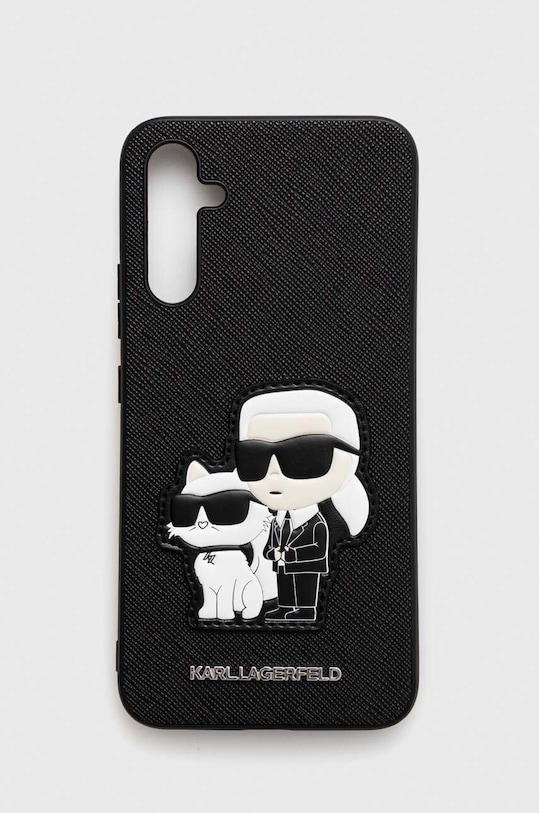 Karl Lagerfeld etui na telefon A34 5G A346 na telefon czarny KLHCA34SANKCPK