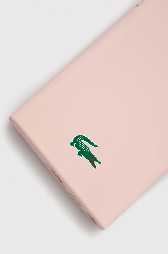 Etui za telefon Lacoste Galaxy S23 Ultra S918 LCHCS23LSLOLP roza AA00