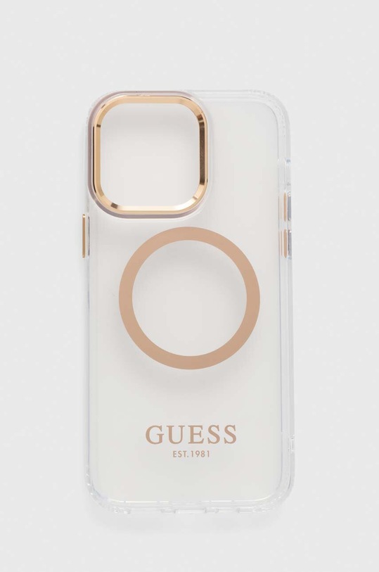 Guess telefon tok iPhone 14 Pro Max 6,7'' telefonhoz áttetsző GUHMP14XHTRMD