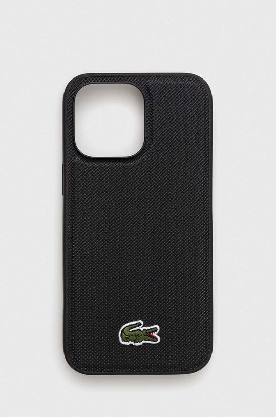 Lacoste husă pentru telefon iPhone 14 Pro Max 6,7" pentru telefon negru LCHMP14XPVCK