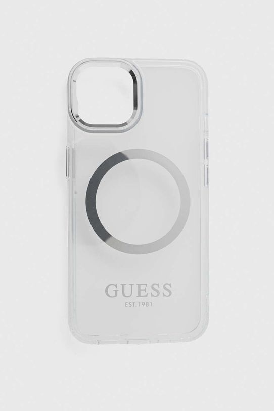 Чохол на телефон Guess iPhone 14 6,1 для телефону срібний GUHMP14SHTRMS