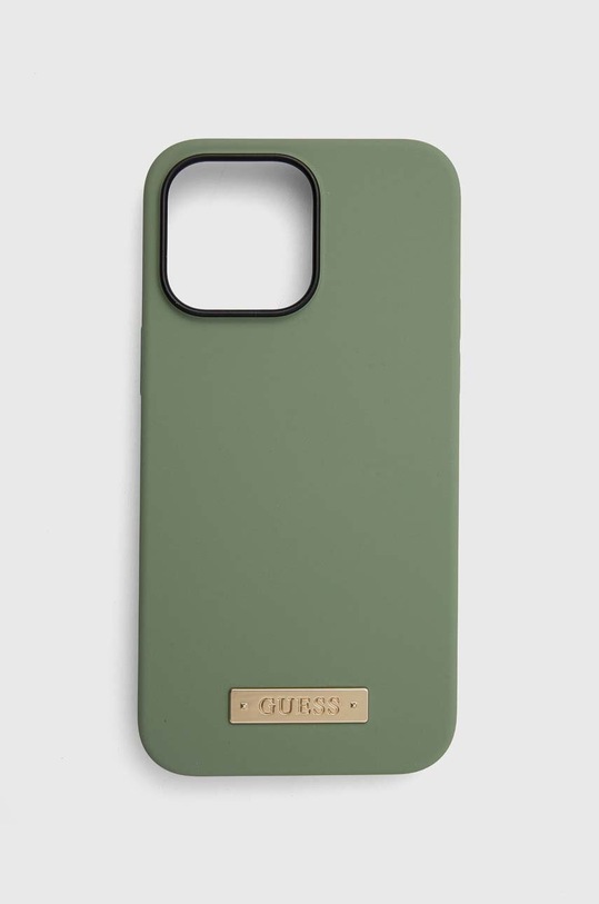 Guess etui na telefon iPhone 14 Pro Max 6.7" na telefon zielony GUHMP14XSBPLA