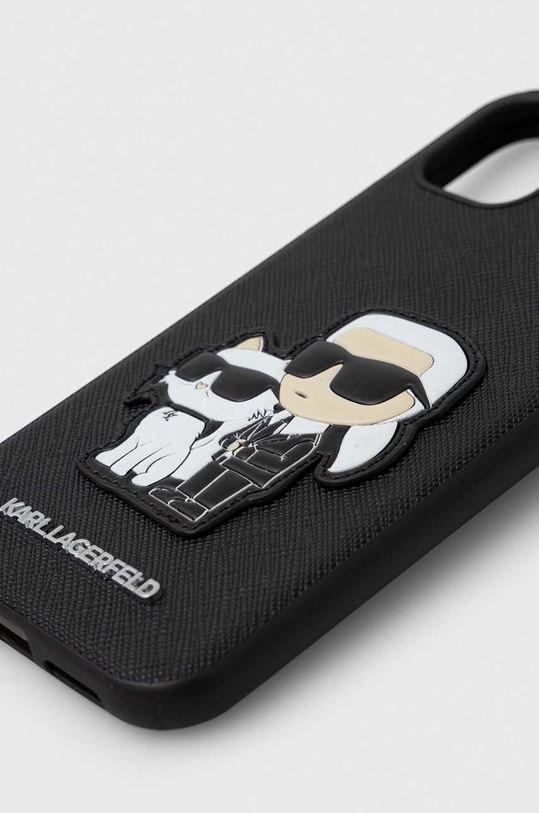 Karl Lagerfeld Husă pentru telefon iPhone 11/ Xr KLHCN61SANKCPK negru AA00
