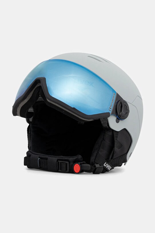 Горнолыжный шлем Uvex Wanted Visor 56.6.262 серый AA00