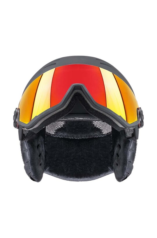 Горнолыжный шлем Uvex Wanted Visor 56.6.262 чёрный