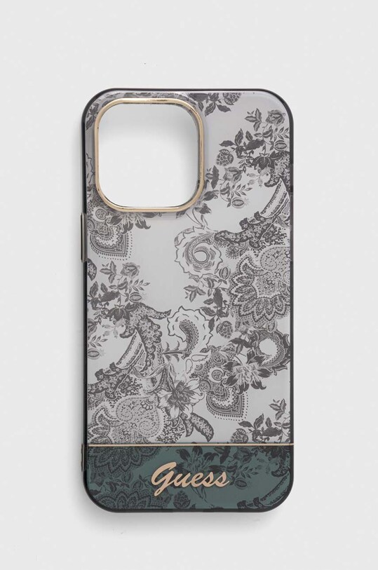 Guess etui na telefon iPhone 14 Pro Max 6,7 na telefon szary GUHCP14XHGPLHG