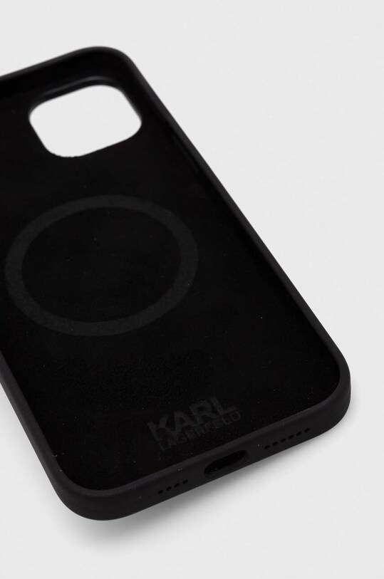 Accesorii Karl Lagerfeld husă pentru telefon iPhone 14 Plus 6,7 KLHMP14MSSKCK negru