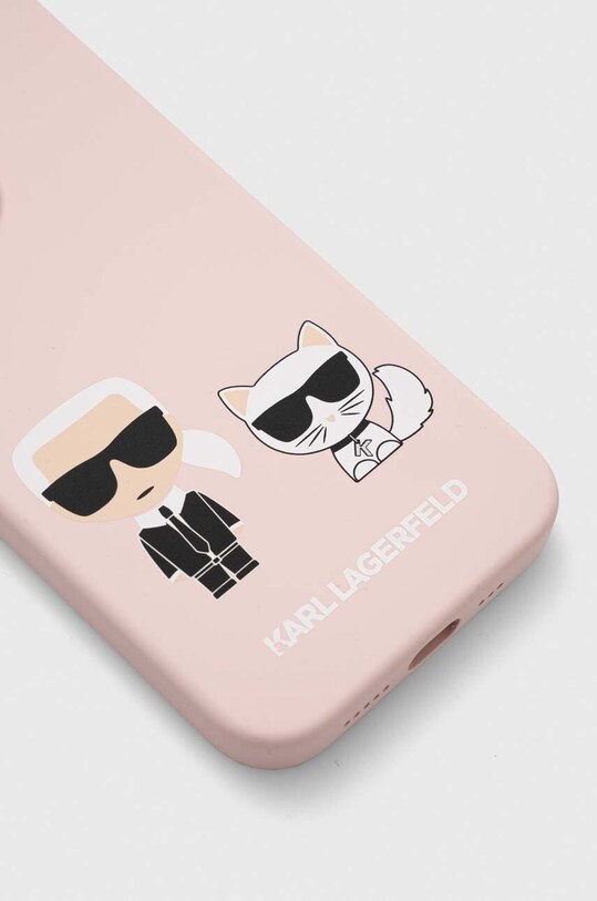 Obal na telefon Karl Lagerfeld iPhone 13 Pro / 13 6,1 KLHCP13LSSKCI růžová AA00