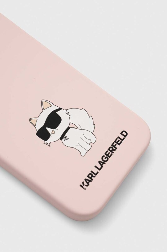 Karl Lagerfeld etui na telefon iPhone 14 Pro 6,1 KLHCP14LSNCHBCP różowy AA00