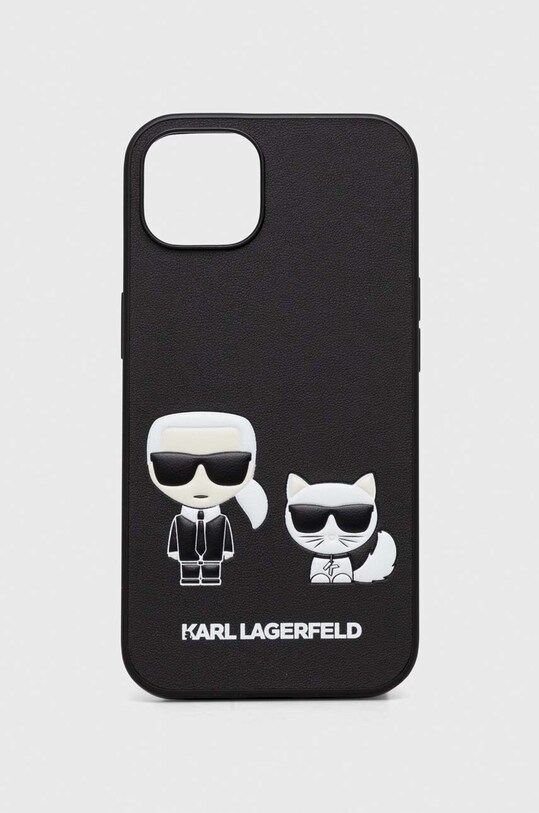Karl Lagerfeld etui na telefon iPhone 13 6,1 na telefon czarny KLHCP13MPCUSKCBK