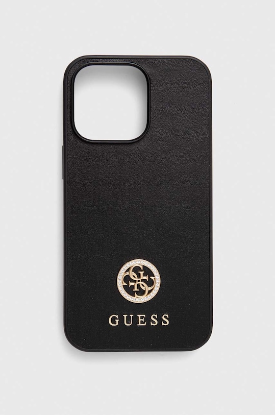 Θήκη κινητού Guess iPhone 13 Pro 6.1 για τηλέφωνο μαύρο GUHCP13LPS4DGPK