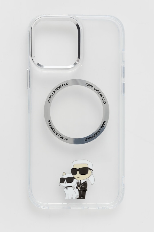 Karl Lagerfeld etui na telefon iPhone 13 Pro Max 6,7 na telefon transparentny KLHMP13XHNKCIT
