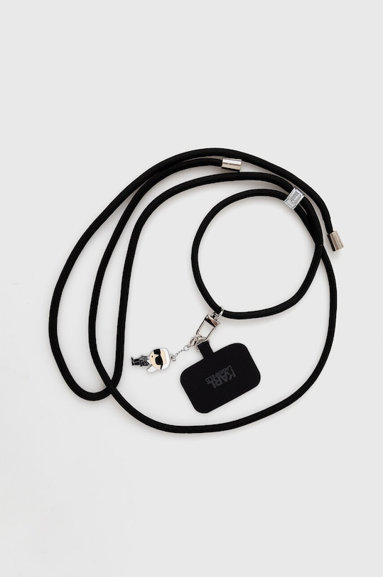 Karl Lagerfeld curea telefon Universal CBDY negru KLUCNMSCKIK