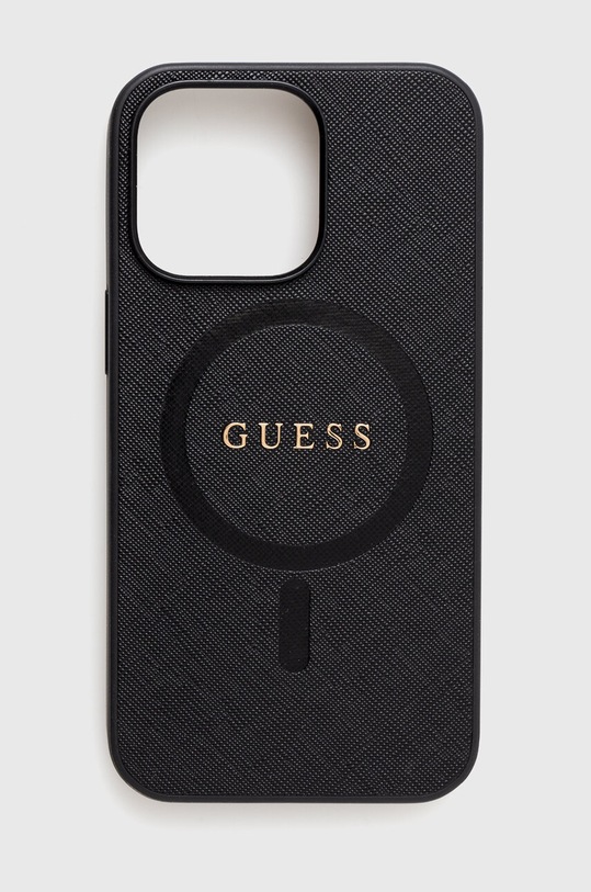 Guess Custodia Per Telefono Guhcp13Mhflsn IPhone 13.14.15 6.1 Zielony Flower Strap