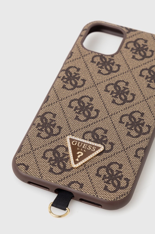 Guess etui na telefon iPhone 11 / Xr 6.1 GUHCN61P4TDSCPW brązowy AA00