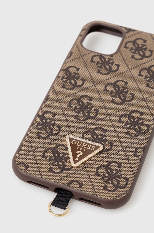 Guess etui na telefon iPhone 11 / Xr 6.1 GUHCN61P4TDSCPW brązowy AA00