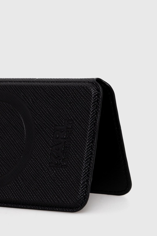 Akcesoria Karl Lagerfeld magnetyczne etui na karty KLWMSPSAKHCK czarny