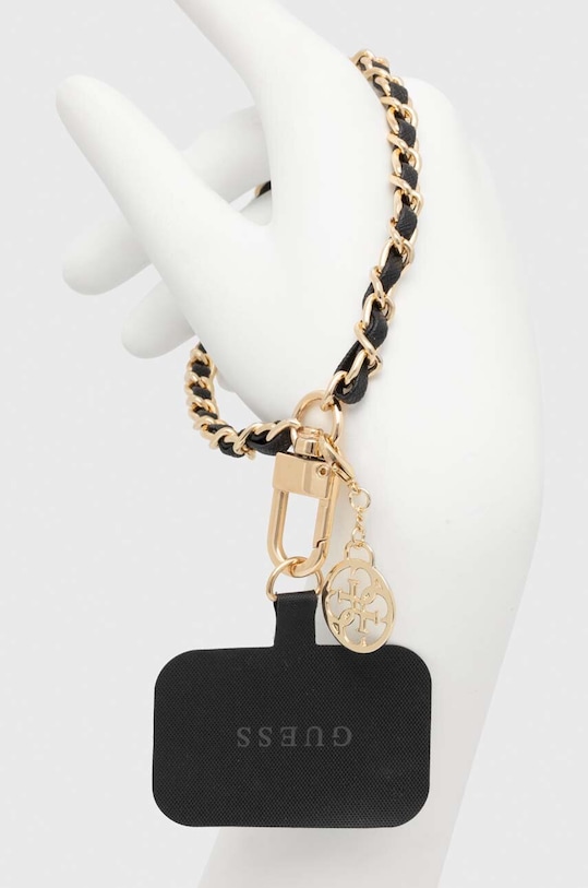 Guess zawieszka do telefonu czarny GUOUCHSAMC4K