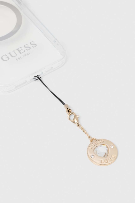Privjesak za telefon Guess cirkonij zlatna GUCPMHGLD