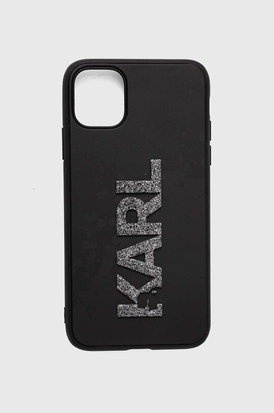 Karl Lagerfeld etui na telefon iPhone 11 / Xr 6.1 aplikacja czarny KLHCN613DMBKCK