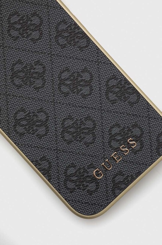 Puzdro na mobil Guess iPhone 15 6.1 GUHCP15SGF4GGR sivá AA00