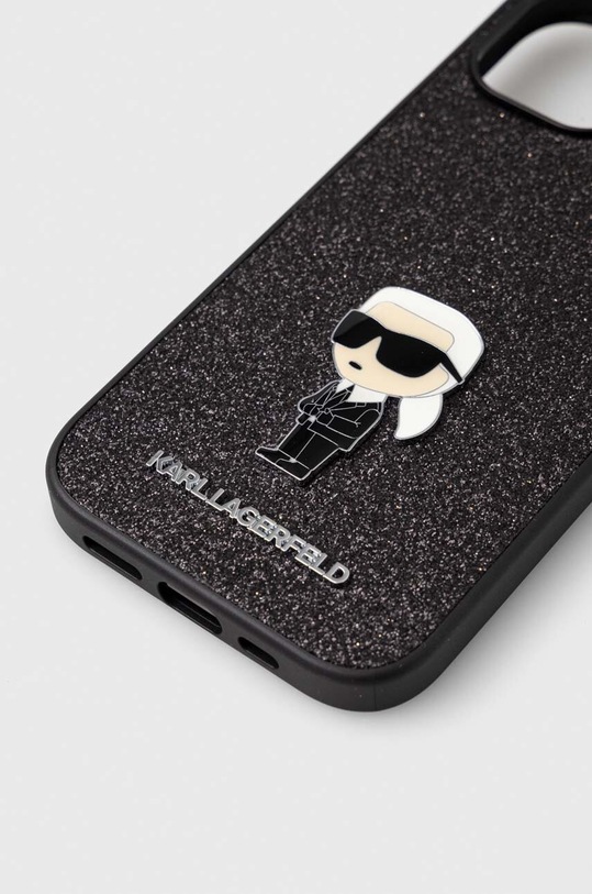 Karl Lagerfeld Husă pentru telefon iPhone 15 6.1 KLHCP15SGKNPSK negru AA00