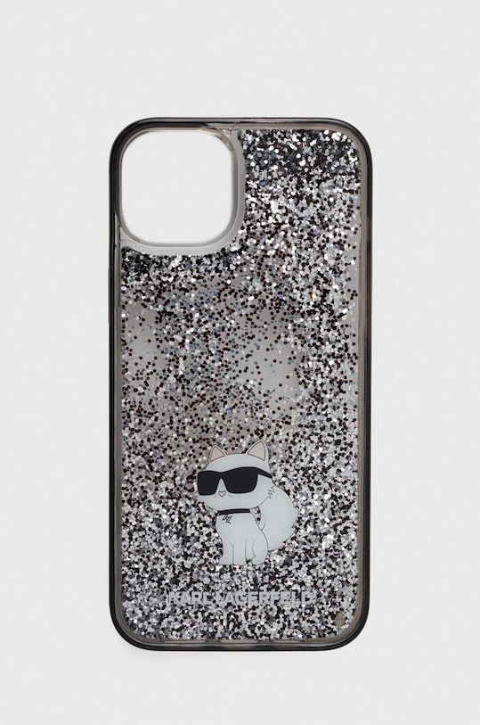 Puzdro na mobil Karl Lagerfeld iPhone 15 Plus 6.7 priesvitná KLHCP15MLKCNSK