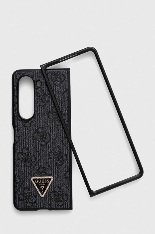 Guess etui na telefon Galaxy F946 Z Fold5 na telefon czarny GUHCZFD5P4TDPK