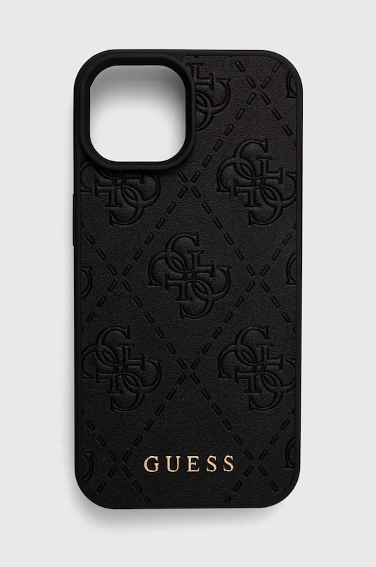 Θήκη κινητού Guess iPhone 15 6.1 για τηλέφωνο μαύρο GUHCP15SP4EPMK