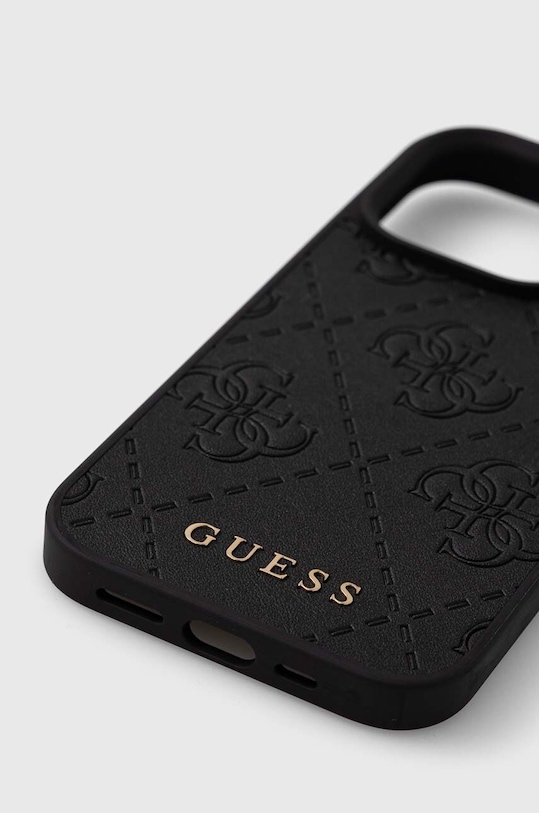 Guess custodia per telefono iPhone 15 Pro 6.1 GUHCP15LP4EPMK nero AA00