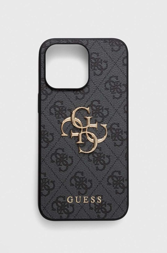 Guess etui na telefon iPhone 15 Pro Max 6.7 aplikacja szary GUHCP15X4GMGGR