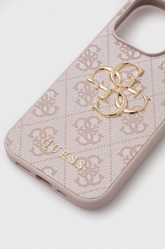 Кейс за телефон Guess iPhone 15 Pro 6.1 GUHCP15L4GMGPI розов AA00