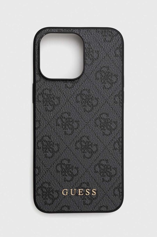 Чехол на телефон Guess iPhone 15 Pro Max 6.7 для телефона серый GUHCP15XG4GFGR