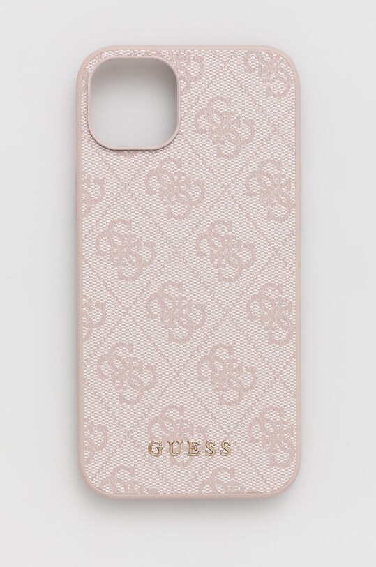 Чохол на телефон Guess iPhone 15 Plus 6.7 для телефону рожевий GUHCP15MG4GFPI