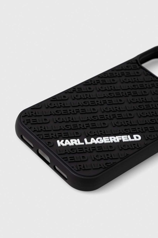 Karl Lagerfeld Husă pentru telefon iPhone 15 6.1 KLHCP15S3DMKRLK negru AA00