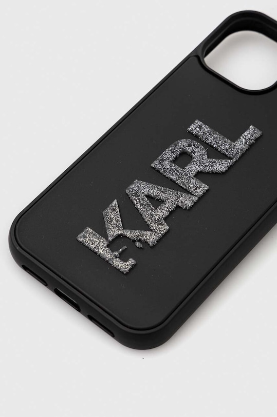 Obal na telefon Karl Lagerfeld iPhone 15 6.1 KLHCP15S3DMBKCK černá AA00