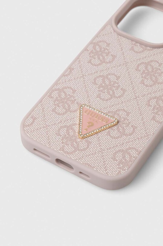 Puzdro na mobil Guess iPhone 15 Pro 6.1 GUHCP15LP4TDPP ružová AA00
