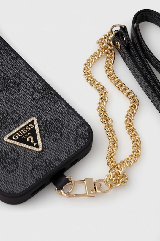 Guess etui na telefon iPhone 15 Pro 6.1 GUHCP15LP4TDSCPK czarny AA00