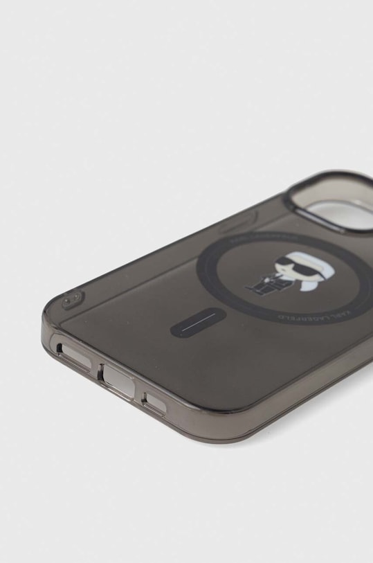 Karl Lagerfeld etui na telefon iPhone 15 6.1 KLHMP15SHFCKNOK czarny AA00