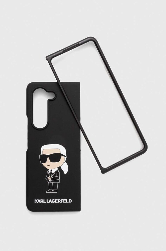 Чохол на телефон Karl Lagerfeld Samsung Galaxy Z Fold5 для телефону чорний KLHCZFD5SNIKBCK