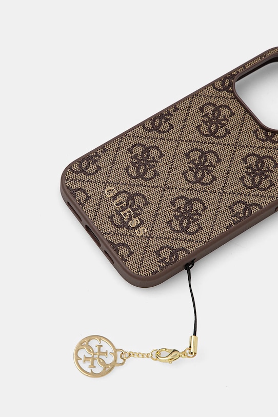 Etui za telefon Guess iPhone 15 Pro 6.1 GUHCP15LGF4GBR smeđa AA00