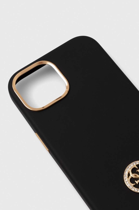 Guess Husă pentru telefon iPhone 15 6.1 GUHCP15SM4DGPK negru AA00