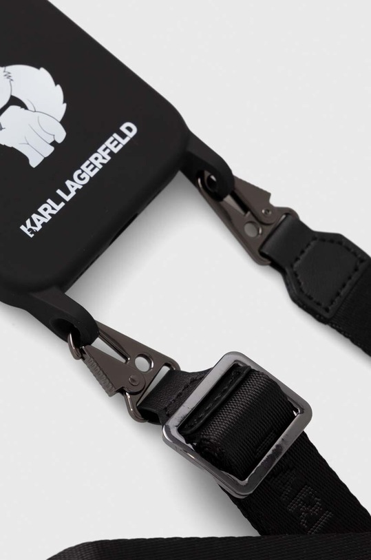 Karl Lagerfeld etui na telefon iPhone 15 Pro 6.1 KLHCP15LSCBSCNK czarny AA00