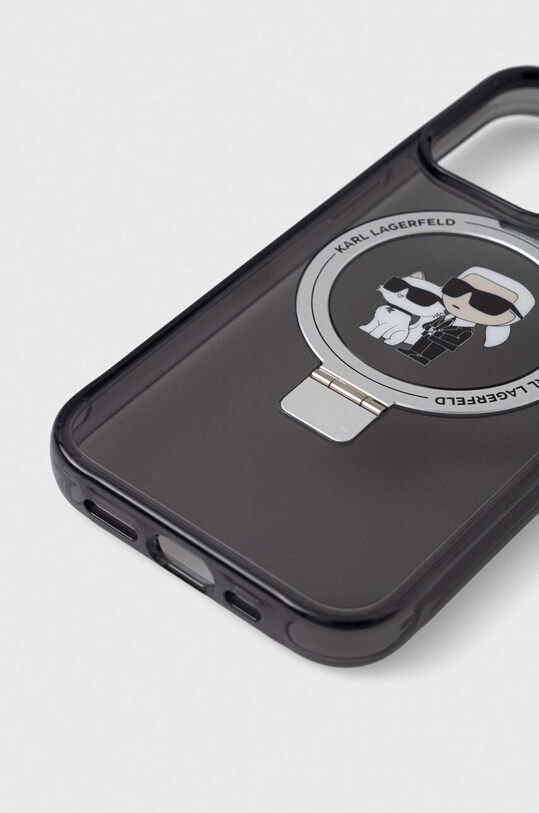 Karl Lagerfeld etui na telefon iPhone 13 Pro 6.1 KLHMP13LHMRSKCK czarny AA00